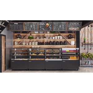 Витрина кондитерская Carboma KC71-110 VV 0,9-2 (9005) открытая - Изображение 6