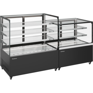 Витрина кондитерская Carboma KC71-110 VV 1,2-2 (9005) открытая - Изображение 2