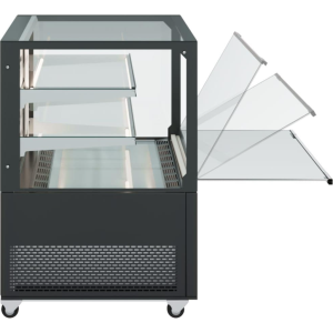 Витрина кондитерская Carboma KC84-110 VV 1,2-1 (9005) - Изображение 3