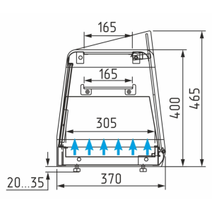 Витрина холодильная настольная Carboma AC38 SM 1,0-11 - Изображение 4