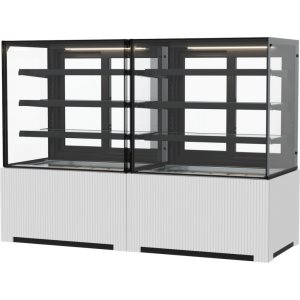 Витрина нейтральная Carboma KC78-150 N 1,2-1 (9005) - Изображение 4