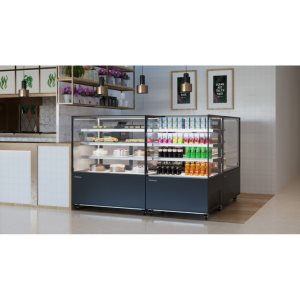 Витрина нейтральная Carboma KC78-150 N 1,2-1 (9005) - Изображение 9