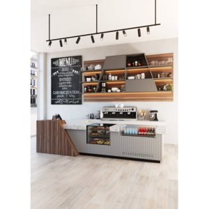 Витрина нейтральная Carboma KC78-150 N 1,2-1 (9005) - Изображение 11