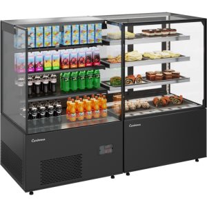 Витрина кондитерская Carboma KC78-150 VV 1,2-1 (9005) - Изображение 3
