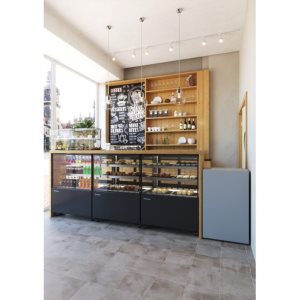 Витрина кондитерская Carboma KC78-150 VV 1,2-1 (9005) - Изображение 10