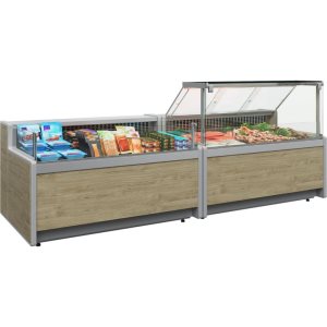 Витрина холодильная Carboma GC111 SM 1,25-1 (1010 Мариель) (газлифт, без боковин) - Изображение 2