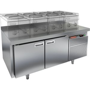 Стол морозильный HiCold GN 11/BT LT O под тепловое оборудование