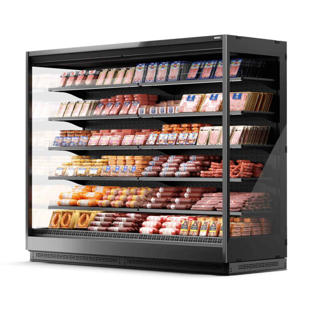 Горка холодильная Dazzl Vega 080 H210 торец, фруктовая