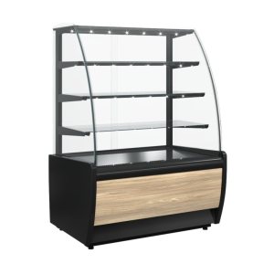 Витрина кондитерская Carboma K70 N 1,3-1 Light Паттерн (0106 Седой дуб) нейтральная