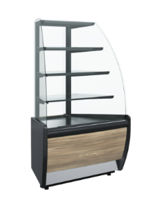 Витрина кондитерская Carboma K70 N-3 Light Паттерн (0110 Мариэль) угловая