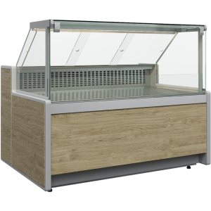 Витрина морозильная Carboma GC111 SL 1,25‑1 (1010 Мариель) (газлифт, без боковин)