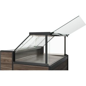 Витрина морозильная Carboma GC111 SL 2,0‑1 (1008 Темный дуб) (газлифт, без боковин) - Изображение 2