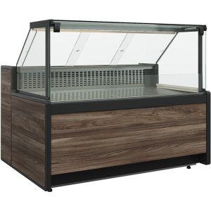 Витрина морозильная Carboma GC111 SL 2,0‑1 (1008 Темный дуб) (без боковин)