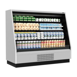 Горка холодильная Carboma F16-08 VM 1,9-2 0300 (версия 2.0) (9006-9005) (бок металл)