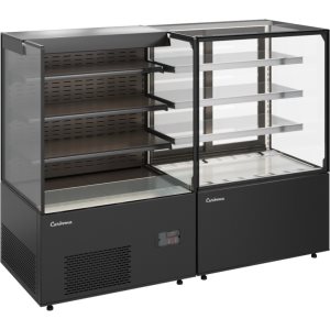 Витрина кондитерская Carboma KC71-130 N 1,2-1 (9005) нейтральная - Изображение 2